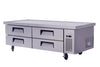 72″ Wide Refrigerated Chef Base with 76″ Extended Top