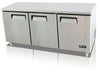 72″ Under-counter & Work Top Refrigerator