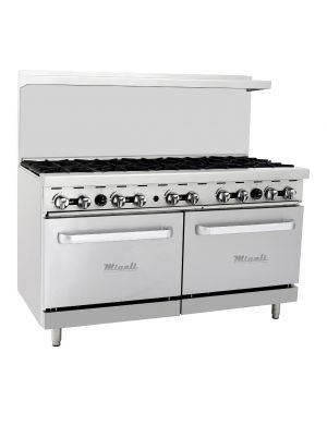 10 Burner, Liquid Propane Gas Range & Oven